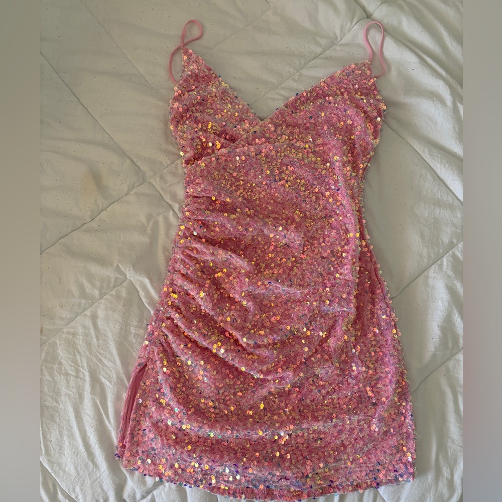 pink Lucy in the sky dress!